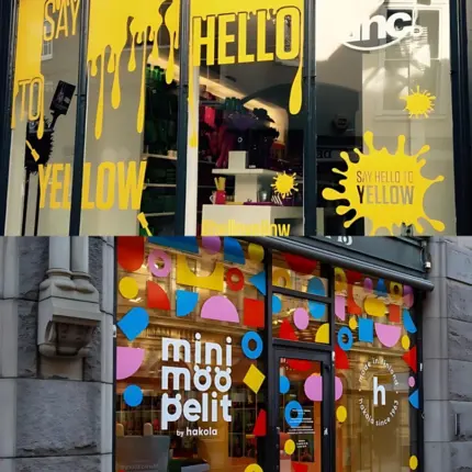 Decoración de ventanas en vinilo
