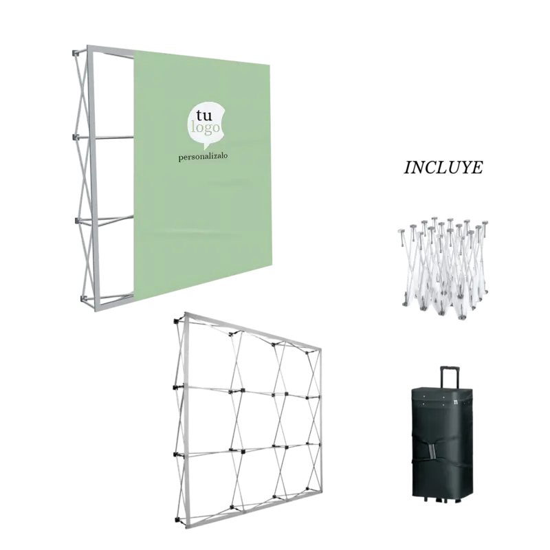 pop up velcro reto tela 230 x 230